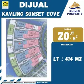 DIJUAL KAVLING TANAH SUNSET COVE 5 CPI MAKASSAR