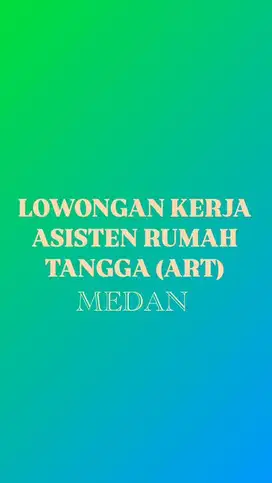 Lowongan Kerja ART