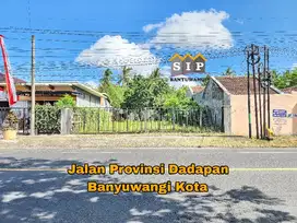 Dijual Tanah Strategis Pinggir Jalan provinsi Dadapan Banyuwangi kota