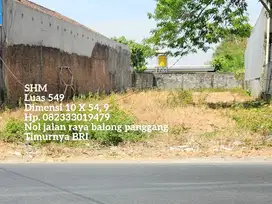 Termurah tanah dekat pasar nol jalan raya balong panggang