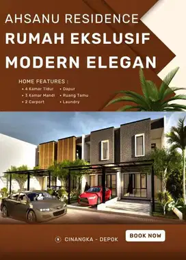 Dijual Rumah Murah diDepok KPR Syariah Lokasi Strategis Dekat Ciputat