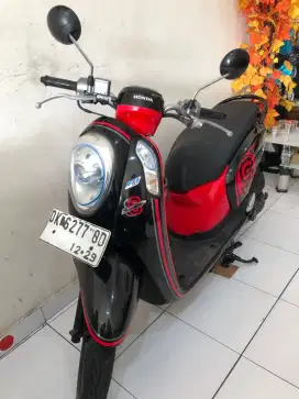 Honda Scoopy fi 2014 Hitam Merah!!