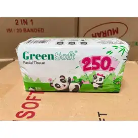 Tisu Wajah / Tissu Green Soft Facial Tissue 250Shett