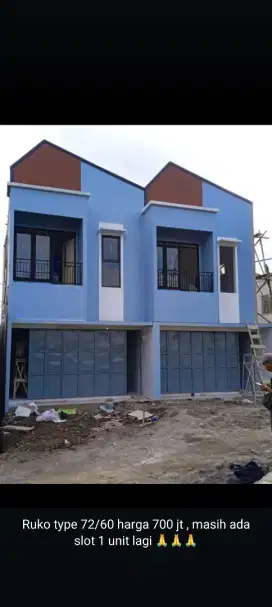 Dijual ruko 2lantai pinggir jalan legalitas SHM