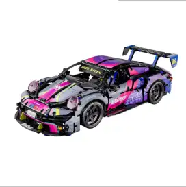 Brick Lego Porsche 911 RSR Cyberpunk skala 1:10 1600pc