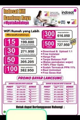 Wifi MNC play by Indosat hifi !