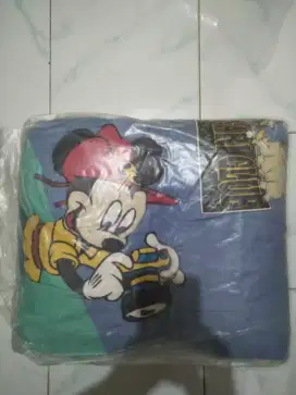 Dijual selimut tebal bahan katun motif karakter