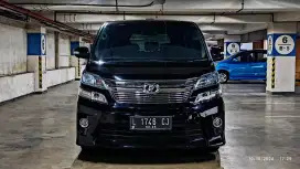 Vellfire ZG Premium Sound CBU 2012, plat sudah panjang