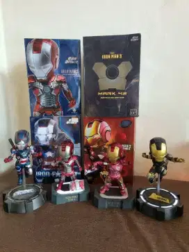 Iron man egg attack action figure marvel 4pcs