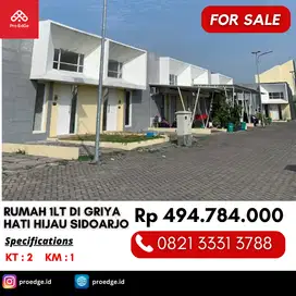 Jual Rumah Griya Hati Hijau Harga Murah Lokasi Bagus di Candi Sidoarjo