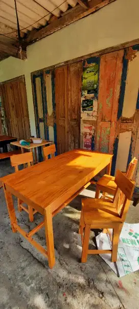 Meja kursi cafe