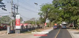 DIJUAL Tnh Pekarangan LD 86 mtr, Jl Raya Propinsi CARUBAN Strategis