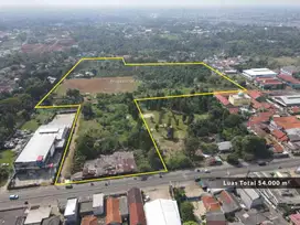 Parung, Bogor Tanah Super Luas Lokasi strategis di pinggir Jalan