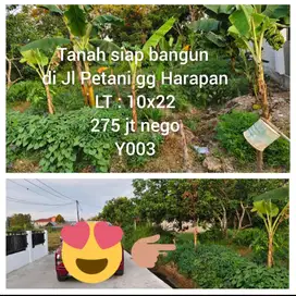 D jual tanah siap bngn d jl petani (dansen)