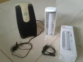 Peninggalan kos2an.Speaker mini dan lampu emergency.borong j.