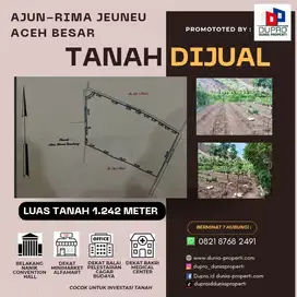 Ajun - Tanah Murah Luas 1.242 m  dekat Nanik Convention Hall