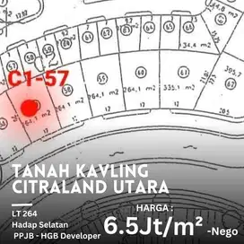 Dijual Tanah Citraland Bukit Palma Surabaya Barat