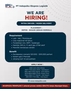 MITRA KURIR AREA CARINGIN BOGOR