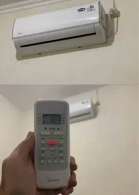 AC MIDEA 1 PK PLES PASANG