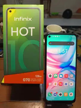 Infinix Note Hot 10  | RAM 4 / 128 | FULLSET | MINUS PEMAKAIAN