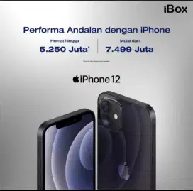 PROMO CICILAN IPHONE 12 64G, BUNGA MULAI 0%