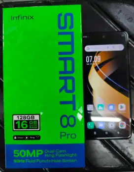 INFINIX SMART 8PRO 8+8/128Gb HP+DUS AJA