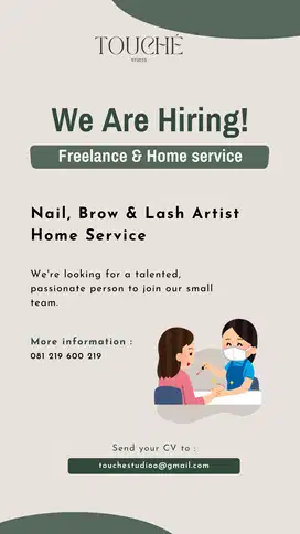 Nail Brow Eyelash Artist Freelance Home Service