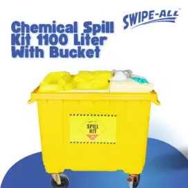 Chemical Spill Kit 1100 Liter With Bucket (Swipe All)