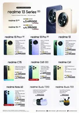 Realme Note 60 ram 4gb/64gb