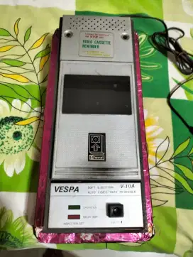 rewinder / alat penghulung kaset video vhs
