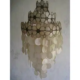 Vintage Design Lampu gantung antik VERNER PANTON era 70s Denmark