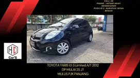 Toyota Yaris 1.5 S imited AT 2012 / 2013 / 2011 Wrn Hitam Pjk Pjg