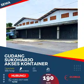 Gudang Sukoharjo Akses Kontainer