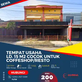 Ruang USaha Lebar Depan 15 m2 Cocok Untuk Toko&Display