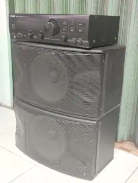 Speaker 10 inch & amplifier Kenwood