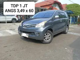 TDP Hanya 1 Juta Toyota Avanza 1.3 G AT 2014 Abu-abu