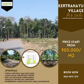 Dijual tanah 900Rb-an Area Setu - Bekasi, Pecah SHM Per Unit