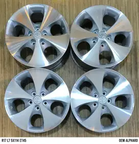 Jual velg oem Alphard r17 5x114,3 dll