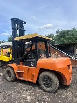 Forklift Hangcha 7 Ton,Threelift 6 Meter,Isuzu 6BG1,Tahun 2015