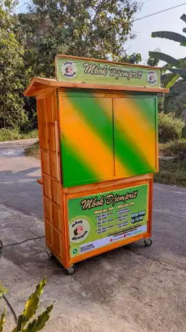 Gerobak Booth Gerobak angkringan gerobak bakso gerobak sate taichan