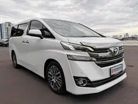 TDP 0 Toyota Vellfire 2015 2.5 G Putih ATPM Alph ard