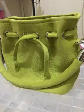 Drole lilou bucket bag(wrn lime)