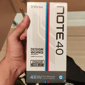 Infinix Note 40 BMW Spacing Grey Original Segel dan bukan repack