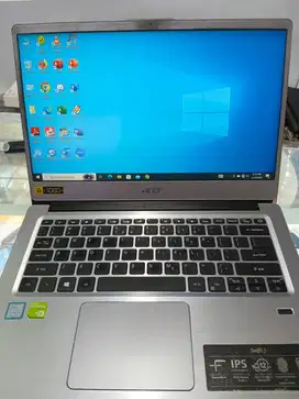 Acer Swift 3 SF314 Intel Core i5 Gen 8 VGA Nvidia Ram 4Gb SSD 128Gb