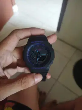 Jam Tangan Casio G-Shock GA-2100VB-1ADR CasiOak Virtual Blue Digital