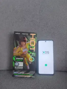 Infinix hot 50 6+6/256 normal fullset dus