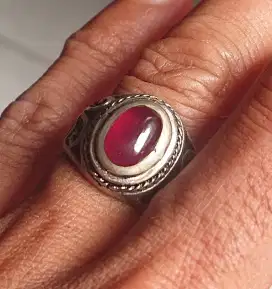 Batu Cincin Ruby Red Blood