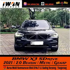 2021 BMW X3 Sdrive 2.0i AT Bensin