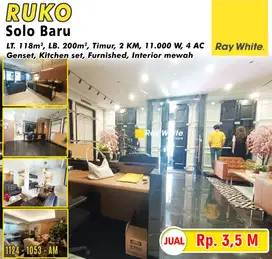 Ruko Bagus Furnished Interior Mewah Lokasi Solobaru, Strategis