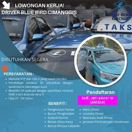 LOKER DRIVER BLUE BIRD GROUP CIMANGGIS